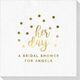Confetti Dots Her Day Deville Napkins Image 1 of 3